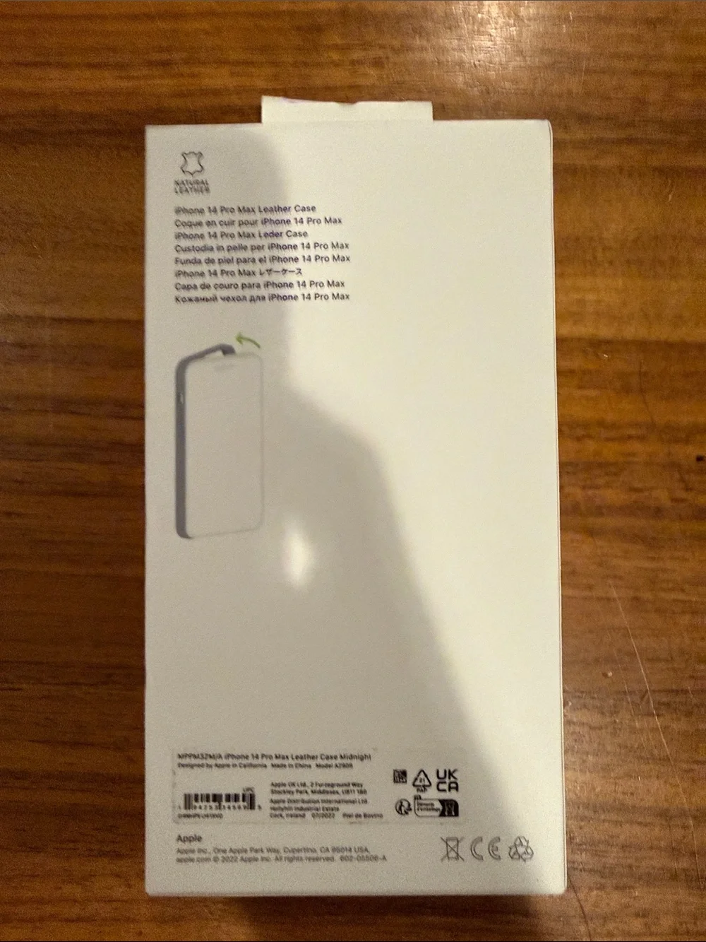 Apple genuine leather